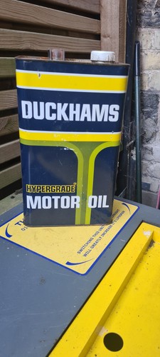Vintage 70s duckhams oil can - duckhams,
