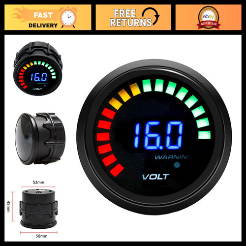 52mm digital volt - 52mm,