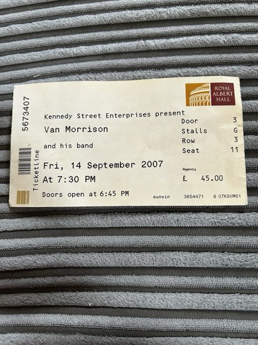 Van morrison ticket - morrison, royal