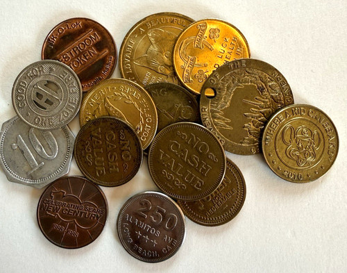 Coins tokens vintage lot - coins,