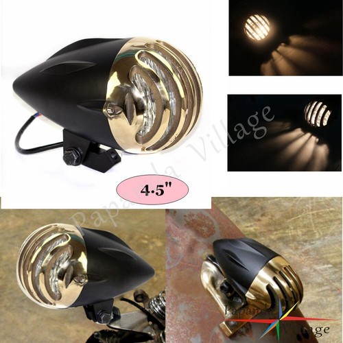 Headlight retro finned - headlight,