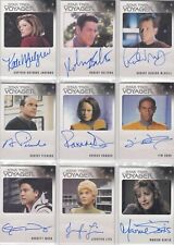 Star Trek Voyager Heroes & Villains H & V Auto Autograph Card Selection