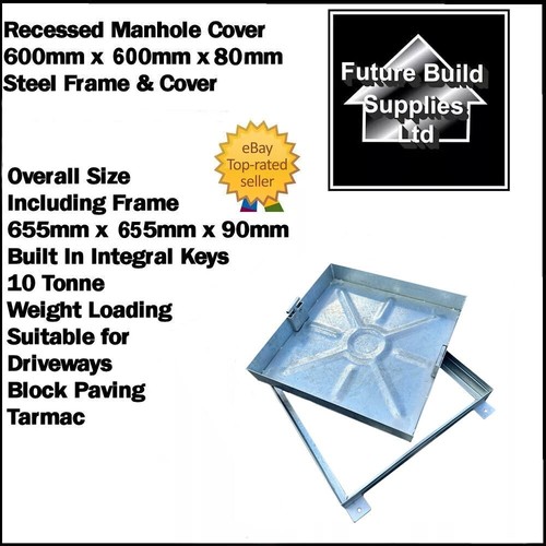 Steel recessed manhole - manhole, &