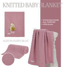Baby Girls Knitted Blanket winnie the pooh Toddler Pram Cot Stroller Blanket