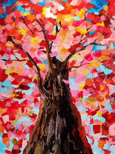 Original acrylic painting - painting, on