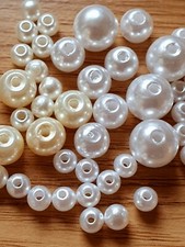 100 quality faux pearl - pearl, beads