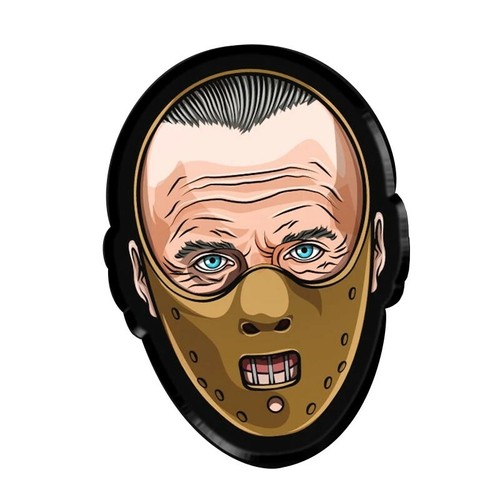 Hannibal lecter mask pin - mask,