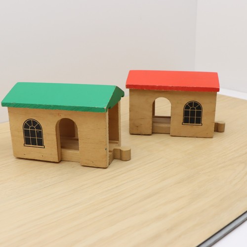 Wooden train track - train,