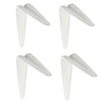 Shelf Bracket White Metal
