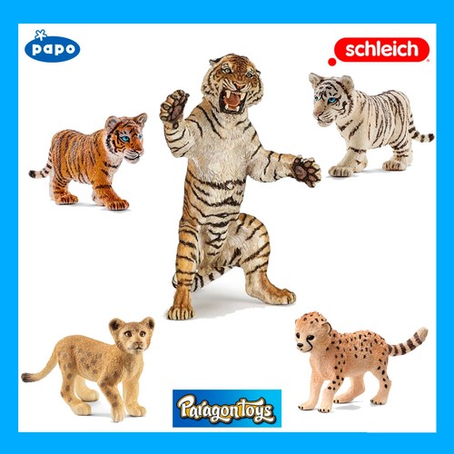 Papo schleich cheetah lion - papo,