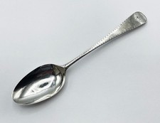 GEORGE III SILVER TEASPOON 1784 INCUSE DUTY MARK