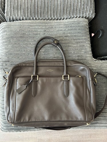 Smythson ludlow brown leather - brown,