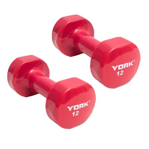 York barbell vinyl coated - barbell,