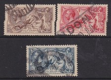 SG413a-418 1918 Seahorse Set