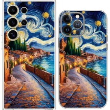 Starry Night Walkway By Pier