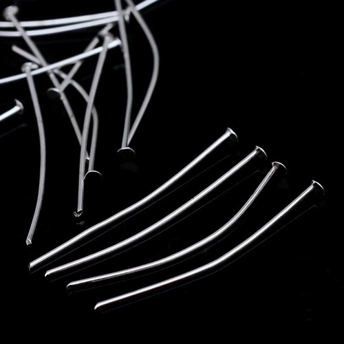 Head pins silver gold - pins,