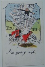 Comic Veteran Car Exploding