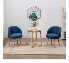 Set of 2 Fabric Tub Chairs