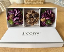 Peony Set of 3 Indian Hanging