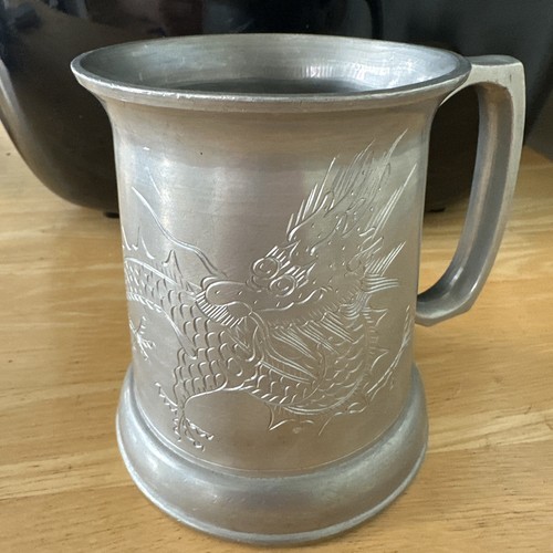 Vintage pewter chingheng - vintage,