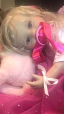 BEAUTIFUL BLONDE CHERUBIC WEIGHTED REBORN TODDLER  VINYL DOLL A REAL CHUNK !!!?
