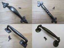 1 X CAST IRON RUSTIC VINTAGE OLD ENGLISH COUNTRY COTTAGE STYLE DOOR PULL HANDLES