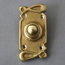 Art nouveau electric bell push - art,