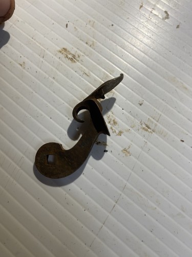 Vintage left side flint lock - side,
