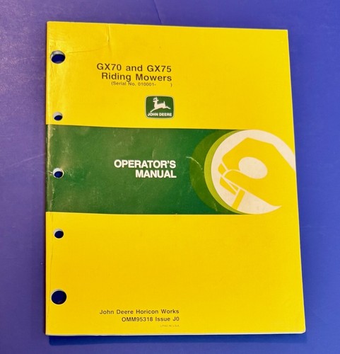 John deere gx70 gx75 - gx70,