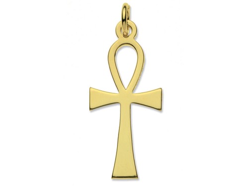 9ct gold ankh without - gold, chain