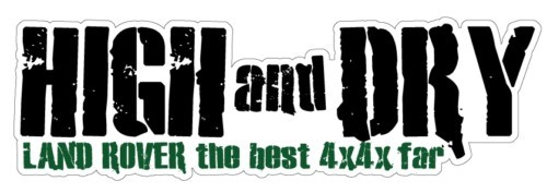 High dry sticker - &,