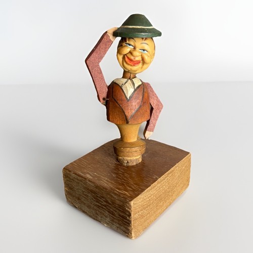 Vintage hand carved wooden - hand,