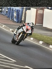 8x8 Canvas Of Michael Dunlop During The 2018 NW200 MD Racing BMW
