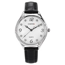 Ladies Watch White Large Dial