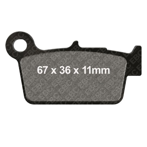 Ebc fa367r brake pads - ebc, pair