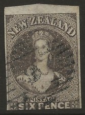 NEW ZEALAND SG41 6d Black