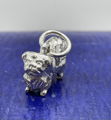 Vintage sterling silver - sterling, dog