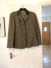 Shires Malvern Green Tweed Jacket Size 38"
