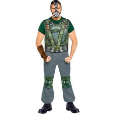 Bane Costume Men Adult Batman Suit Adults Villain Halloween Dark Knight Horror