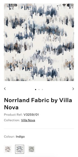 Villa nova norrland fabric - villa,
