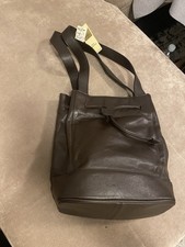 Debenhams Women's Bucket Bag Leather Brown Shoulder Strap