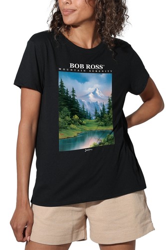 Bob ross mountain serenity - mountain,