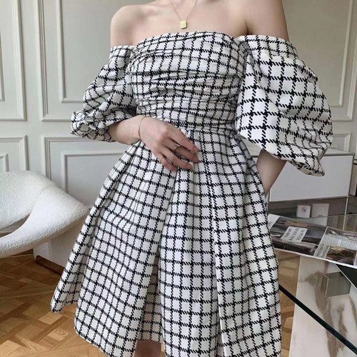 Vintage polka dot - dot, dress