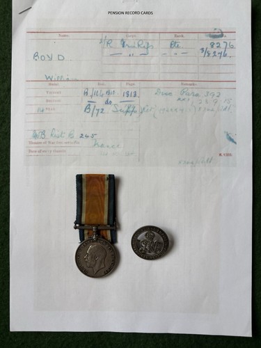 Ww1 war medal wound badge - &,