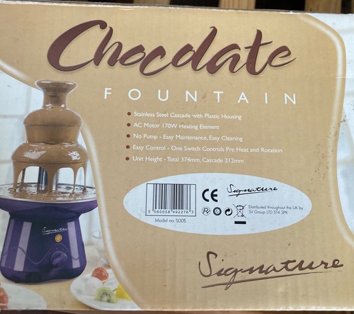 Chocolate fondue fountain - chocolate,
