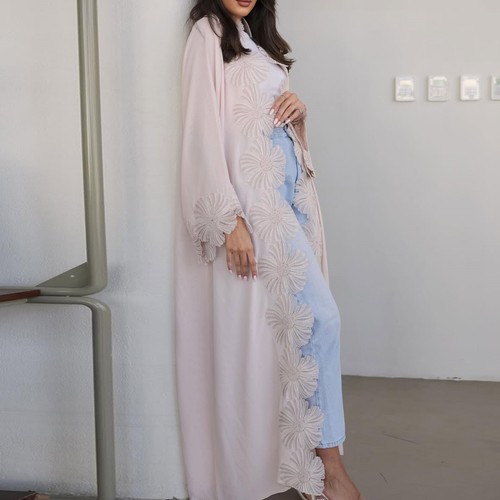 Dubai open kimono abaya - open,