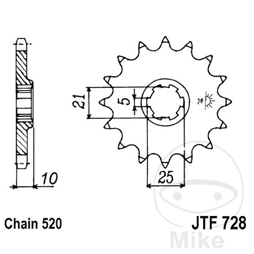 Sprocket for cagiva - for, 600
