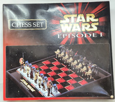 Star Wars Episode 1 Chess Set The Phantom Menace Boxed Board Game Plastic