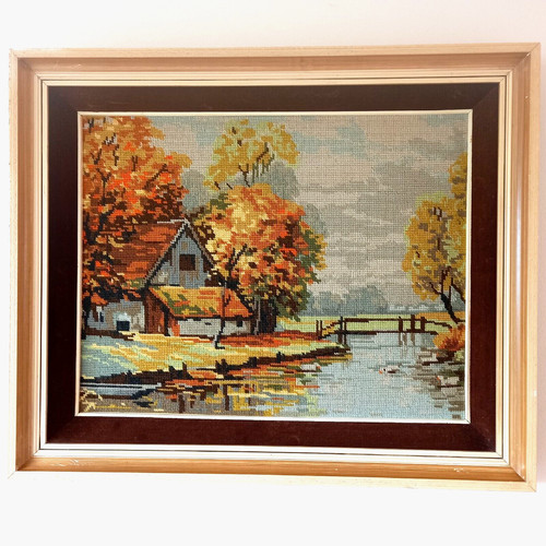 Vintage tapestry embroidered - vintage,