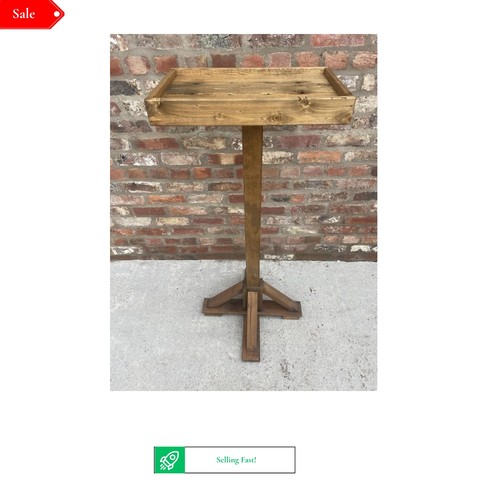 Wooden bird table outdoor - table,